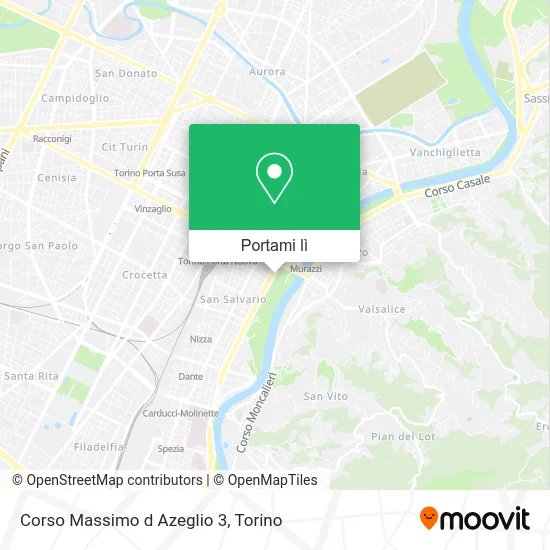 Mappa Corso Massimo d Azeglio  3