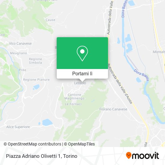 Mappa Piazza Adriano Olivetti 1