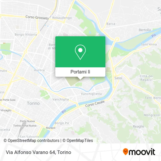 Mappa Via Alfonso Varano  64
