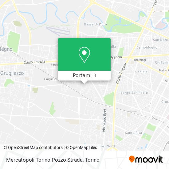 Mappa Mercatopoli Torino Pozzo Strada