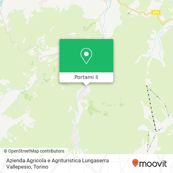 Mappa Azienda Agricola e Agrituristica Lungaserra Vallepesio, Frazione Vigna 12013 Chiusa di Pesio