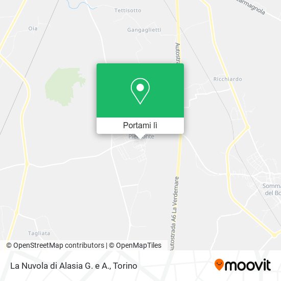Mappa La Nuvola di Alasia G. e A.