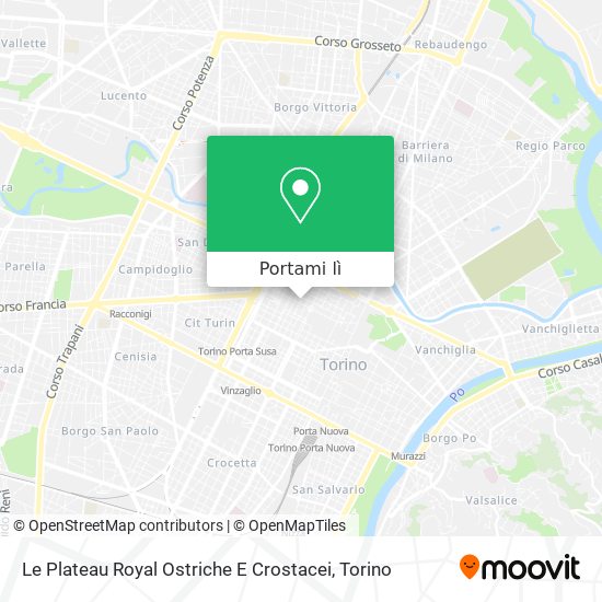 Mappa Le Plateau Royal Ostriche E Crostacei