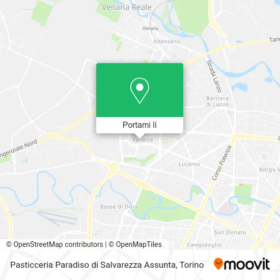 Mappa Pasticceria Paradiso di Salvarezza Assunta