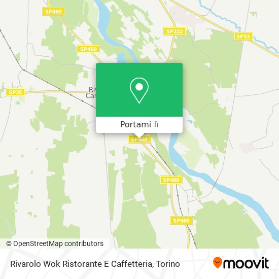 Mappa Rivarolo Wok Ristorante E Caffetteria