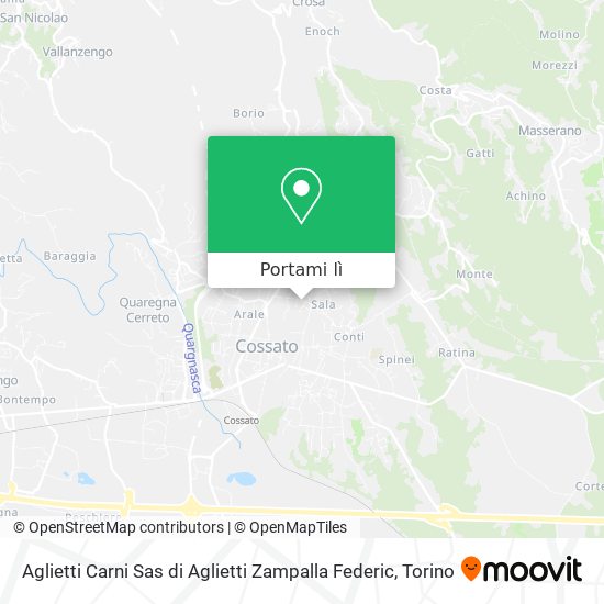 Mappa Aglietti Carni Sas di Aglietti Zampalla Federic
