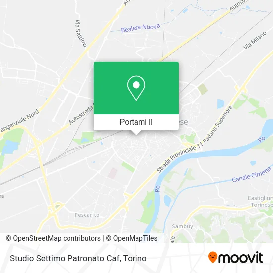 Mappa Studio Settimo Patronato Caf