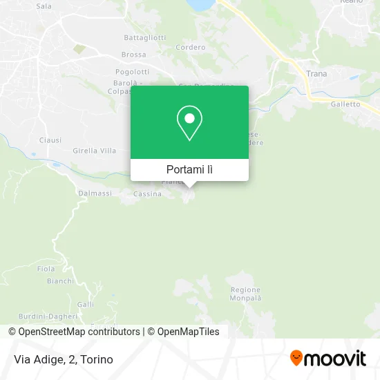 Mappa Via Adige, 2