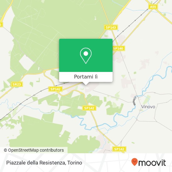 Mappa Piazzale della Resistenza