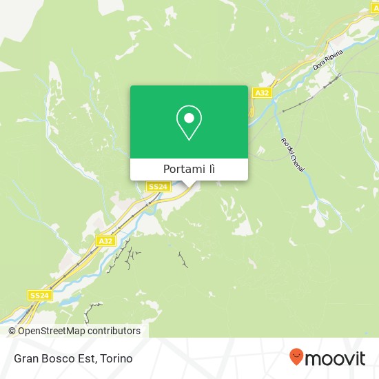 Mappa Gran Bosco Est