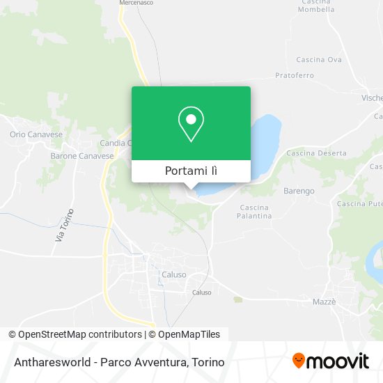 Mappa Antharesworld - Parco Avventura