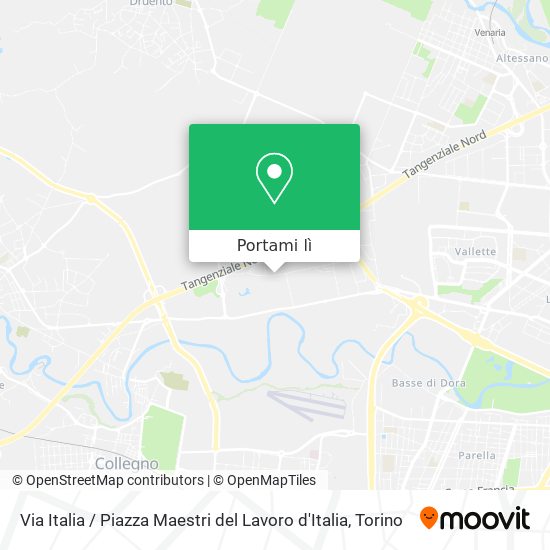 Mappa Via Italia / Piazza Maestri del Lavoro d'Italia
