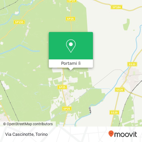 Mappa Via Cascinotte