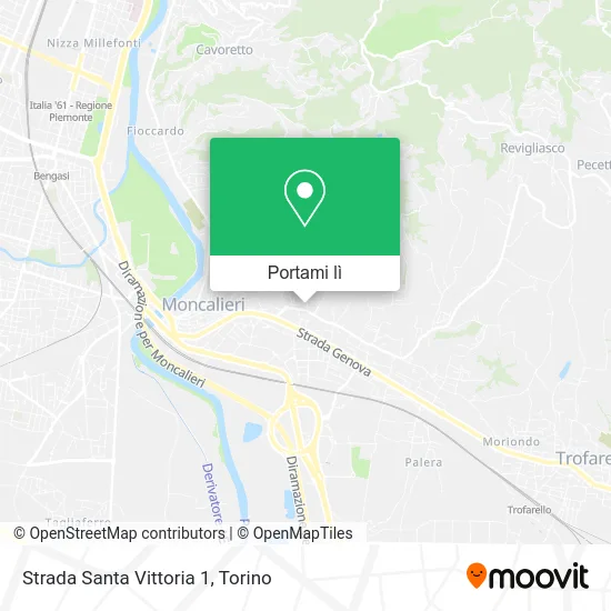 Mappa Strada Santa Vittoria 1