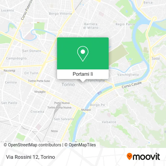 Mappa Via Rossini 12