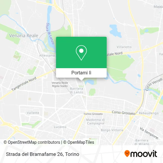Mappa Strada del Bramafame 26