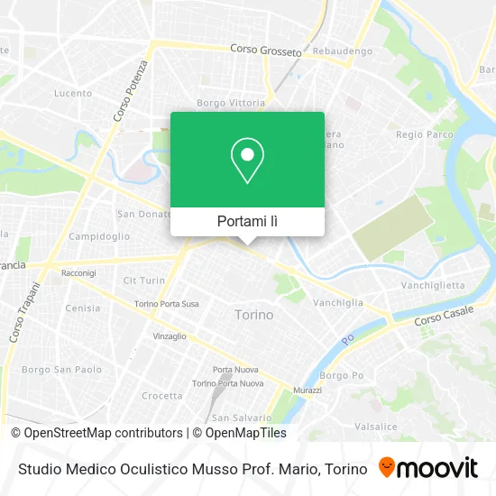 Mappa Studio Medico Oculistico Musso Prof. Mario