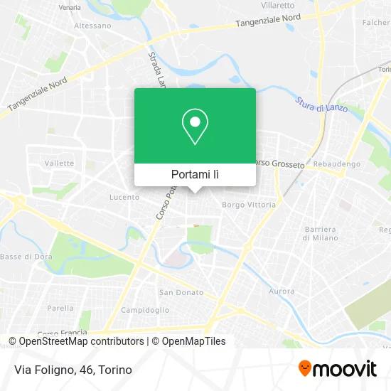 Mappa Via Foligno, 46