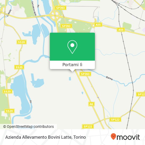 Mappa Azienda Allevamento Bovini Latte