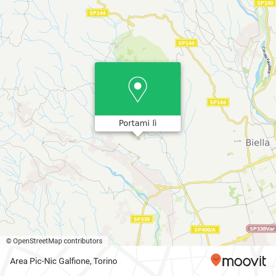 Mappa Area Pic-Nic Galfione