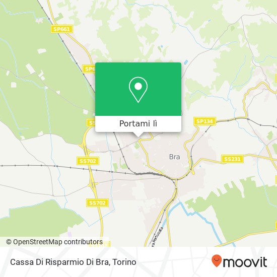 Mappa Cassa Di Risparmio Di Bra