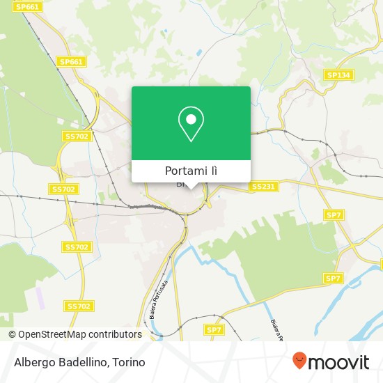 Mappa Albergo Badellino