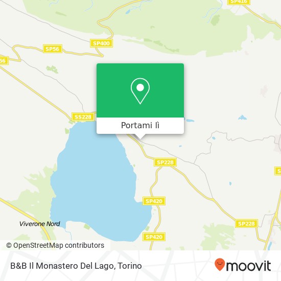 Mappa B&B Il Monastero Del Lago