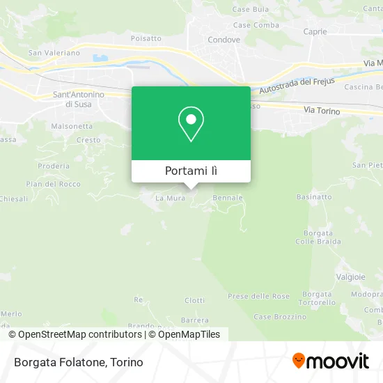 Mappa Borgata Folatone