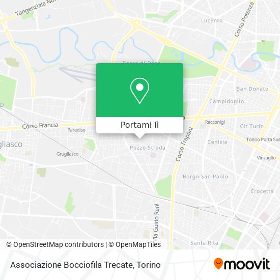 Mappa Associazione Bocciofila Trecate