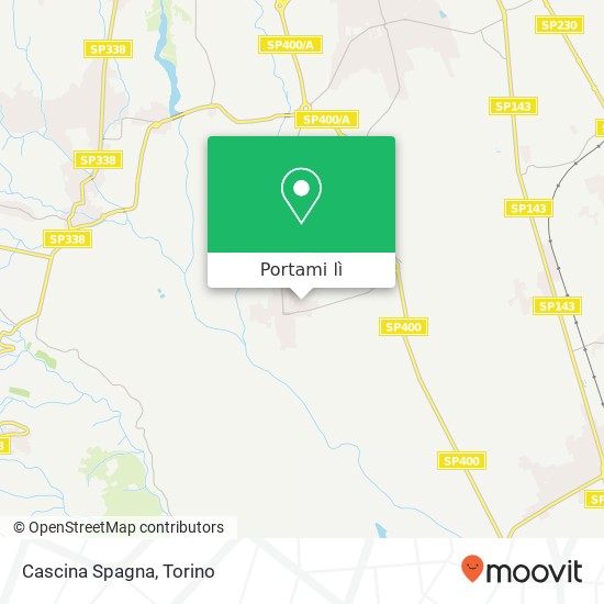 Mappa Cascina Spagna