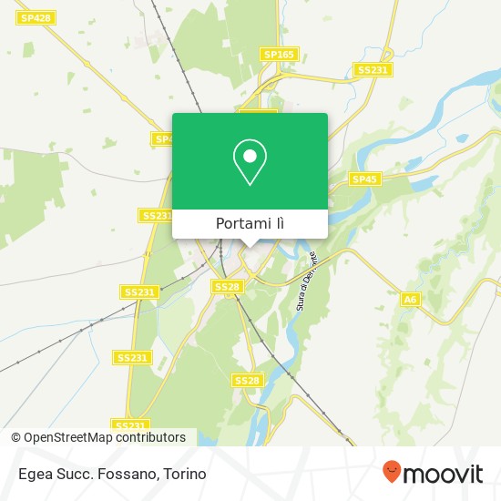 Mappa Egea Succ. Fossano