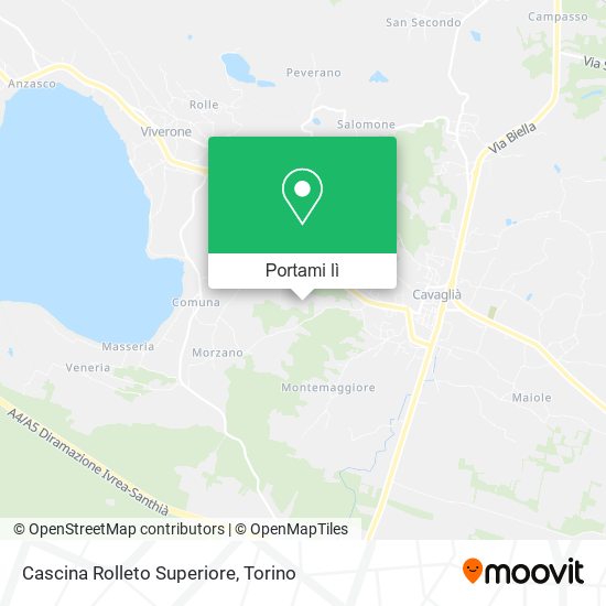 Mappa Cascina Rolleto Superiore