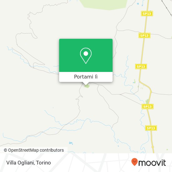 Mappa Villa Ogliani