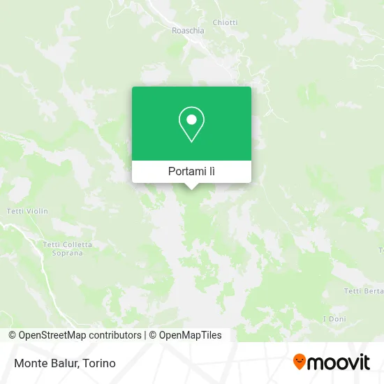 Mappa Monte Balur