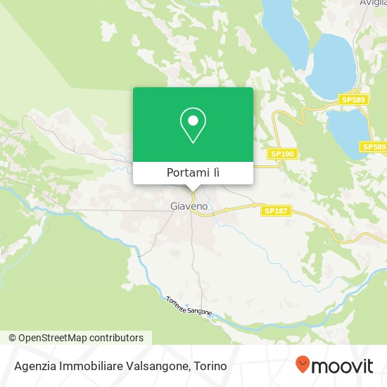 Mappa Agenzia Immobiliare Valsangone