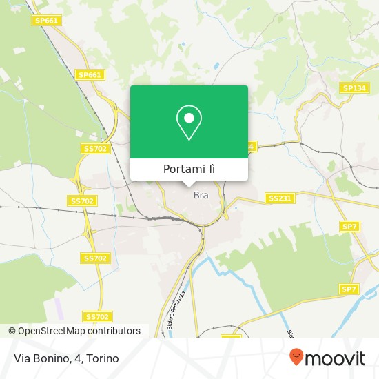 Mappa Via Bonino, 4