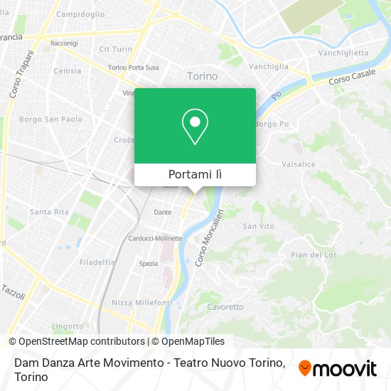 Mappa Dam Danza Arte Movimento - Teatro Nuovo Torino