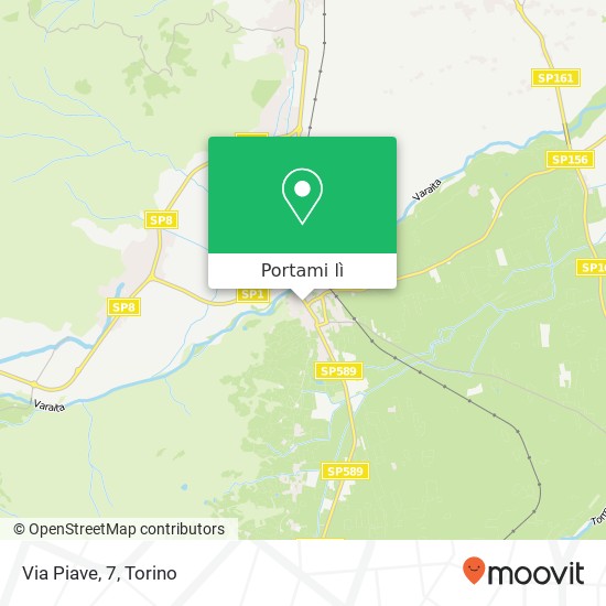 Mappa Via Piave, 7