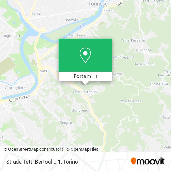 Mappa Strada Tetti Bertoglio 1