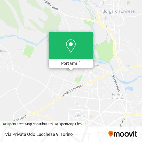 Mappa Via Privata Odo Lucchese 9