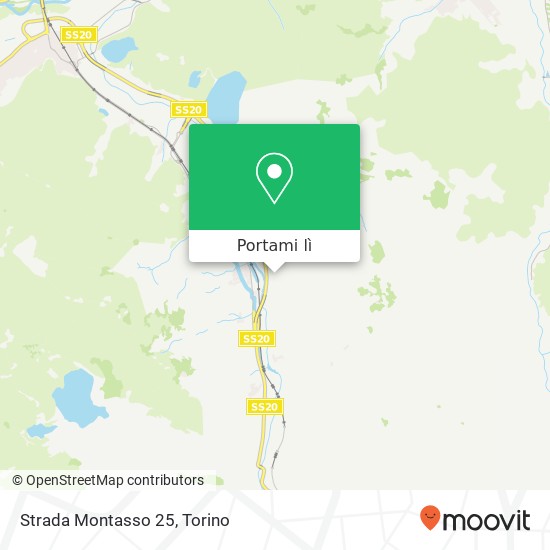 Mappa Strada Montasso 25