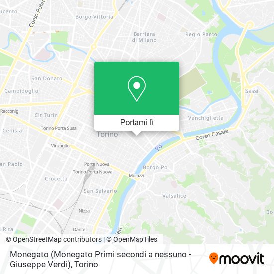 Mappa Monegato (Monegato Primi secondi a nessuno - Giuseppe Verdi)