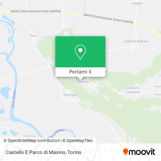 Mappa Castello E Parco di Masino