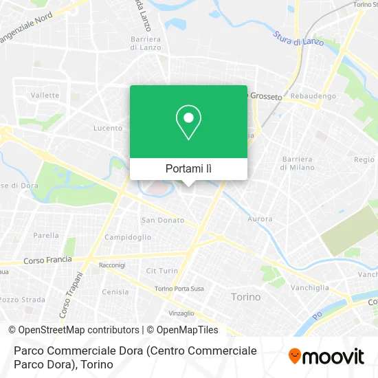 Mappa Parco Commerciale Dora