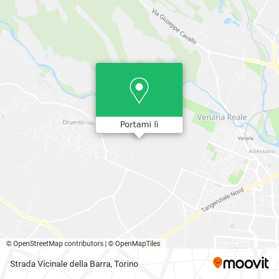 Mappa Strada Vicinale della Barra
