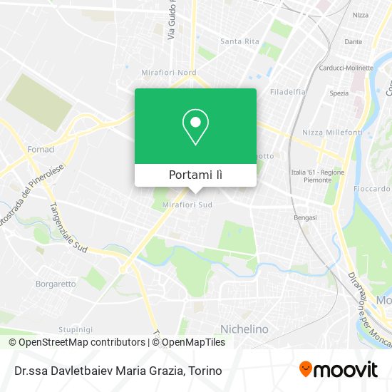 Mappa Dr.ssa Davletbaiev Maria Grazia