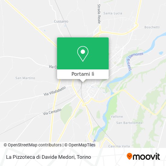 Mappa La Pizzoteca di Davide Medori