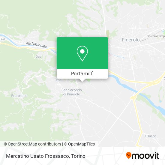 Mappa Mercatino Usato Frossasco