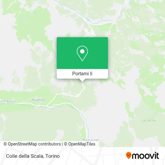 Mappa Colle della Scala