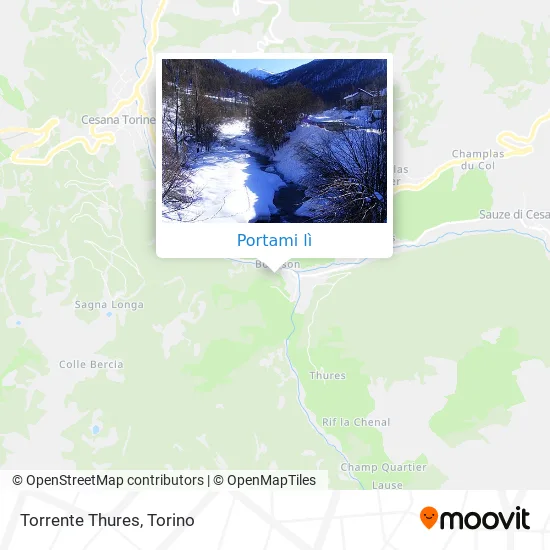 Mappa Torrente Thures